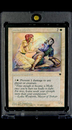 1994 MTG Magic The Gathering Fallen Empires Combat Medic 1st Printing Vintage - Image 1
