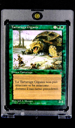 1995 MTG Magic The Gathering Italian Tartaruga Gigante / Giant Turtle Vintage - Image 1