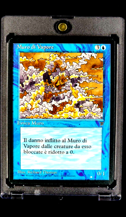 1995 MTG Magic The Gathering Italian Legends Muro di Vapore Wall of Vapor NM - Image 1