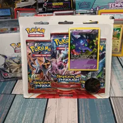 POKEMON TCG: XY Breakthrough Sableye Factory Sealed 3-PACK Blister Set New - Image 1