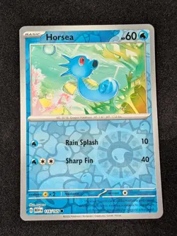 Horsea 116/165 - Sv: Scarlet & Violet 151 Reverse Holo Pokemon TCG - Image 1