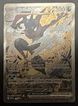 Pokemon Greninja ex 132 Black Star Promo Holo Full Art Scarlet & Violet 2024 - Image 2