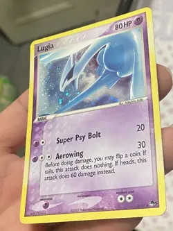 Pokemon TCG 2007 Lugia 2/17 Pop Series (5) Holo Rare - MP - Image 3