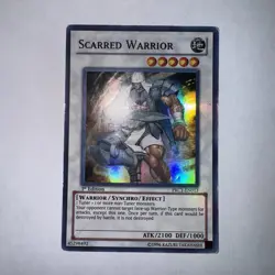 Scarred Warrior - PRC1-EN013 - 1st Edition - Super Rare - Yugioh MP HOLO - Image 1