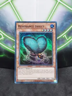 Yugioh Resonance Insect OP17-EN007 Super Rare NM - Image 1