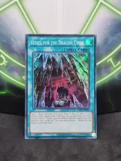 Yugioh Vessel for the Dragon Cycle OP17-EN009 Super Rare NM - Image 1