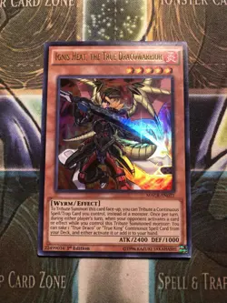 *** IGNIS HEAT, THE TRUE DRACOWARRIOR *** ULTRA RARE (NM) MACR-EN021 YUGIOH! - Image 1