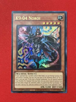 Yugioh! K9-04 Noroi DOOD-EN025 - 1st Edition Ultra Rare NM - Image 1