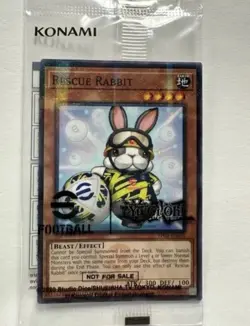 Yugioh Rescue Rabbit & Neymar Jr 2025 eFootball Promo Set EFC1-EN001 Soccer x3 - Image 1