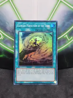 Yugioh Flawless Perfection Of The Tenyi OP17-EN008 Super Rare NM - Image 1