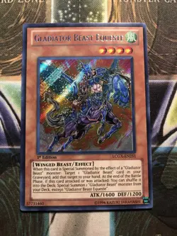 *** GLADIATOR BEAST EQUESTE *** SECRET RARE 1ST EDITION LCGX-EN251 YUGIOH! - Image 1
