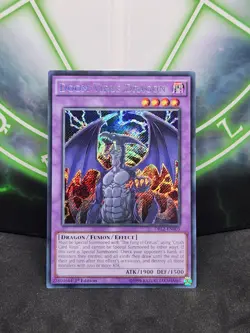 Yugioh Doom Virus Dragon DRL2-EN003 Secret Rare 1st Edition NM - Image 1