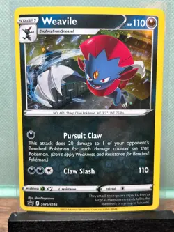 Pokemon TCG: Weavile SWSH246, Sword & Shield Promo Cards _ HOLO - Image 1