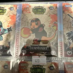 Pokemon Collectoons Naruto halloween theme card lot Pikachu, Bulba, Gengar, Snor - Image 3