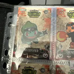 Pokemon Collectoons Naruto halloween theme card lot Pikachu, Bulba, Gengar, Snor - Image 4