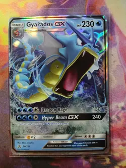Pokemon Card TCG - Gyarados GX SM212 Hidden Fates Sun & Moon Promo Near Mint - Image 1