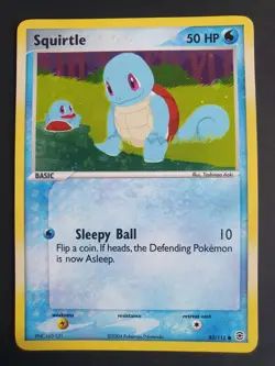 Squirtle 82/112 - FireRed & LeafGreen Set - Pokemon Card - Near Mint Condition - Image 1