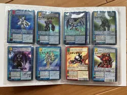 Digimon Card Old Set Of 45 Cards With File Initial Bandai Japan - Image 1