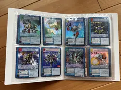 Digimon Card Old Set Of 45 Cards With File Initial Bandai Japan - Image 2