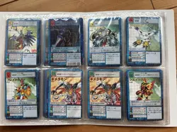 Digimon Card Old Set Of 45 Cards With File Initial Bandai Japan - Image 3