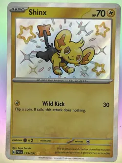 Shinx 135/091 Sv: Paldean Fates Holo Shiny Rare Card TCG NM Pokemon - Image 1