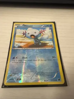 Pokemon Wooper 21/116 TCG Trading Card Holofoil Basic - Image 1