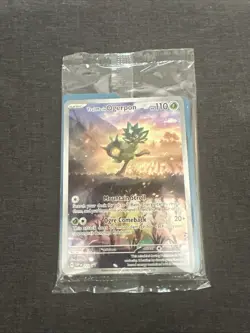 Pokemon Tcg Teal Mask Ogerpon 123 Sv: Scarlet & Violet Promo Cards Holo Sealed - Image 1