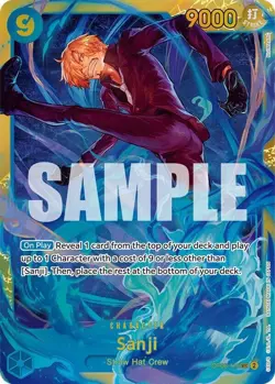 One Piece Card Game Sanji OP06-119 English SEC Wings Of The Captain - Image 1
