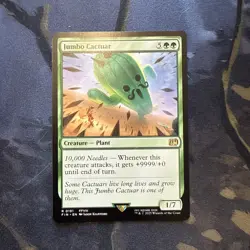 Jumbo Cactuar R 0191 Regular Final Fantasy Magic the Gathering MTG Card Eng NM - Image 1