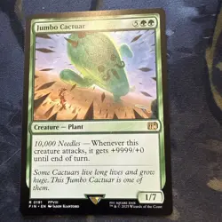 Jumbo Cactuar R 0191 Regular Final Fantasy Magic the Gathering MTG Card Eng NM - Image 5