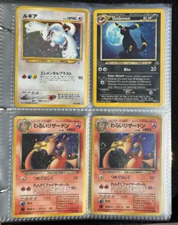 Vintage Pokemon Card Binder Collection Lot Base Set Neo Lugia Charizard’s WOTC - Image 1