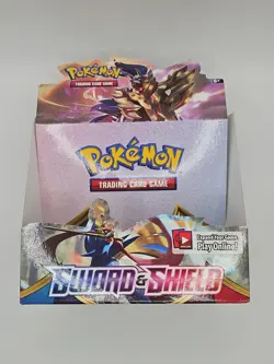 Pokemon TCG Sword And Shield Booster Box Display EMPTY NO CARDS - Image 1