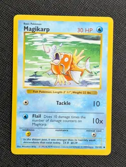 Magikarp 35/102 Shadowless Base Set Pokemon Card 1999 WOTC NM Vintage TCG - Image 1