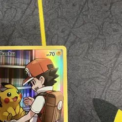 Pokemon Pikachu TCG Sun & Moon Cosmic Eclipse Card 241/236 Secret Rare Holo - Image 3