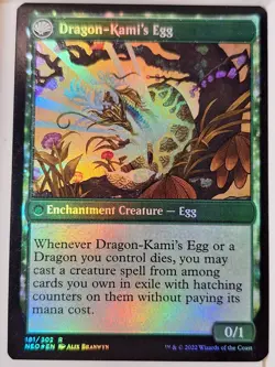 The Dragon-Kami Reborn - FOIL - Kamigawa: Neon Dynasty - Magic the Gathering MTG - Image 2