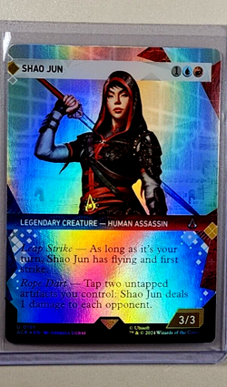 2024 MTG Magic the Gathering Assassin's Creed Showcase Foil #151 Shao Jun WOTC - Image 1