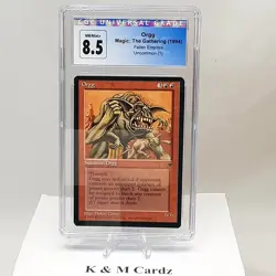 MTG - Fallen Empires - Orgg - Graded - CGC 8.5 - Image 1