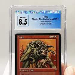 MTG - Fallen Empires - Orgg - Graded - CGC 8.5 - Image 3