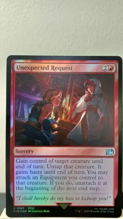 Unexpected Request Foil Uncommon [NM] - MTG FIN - Image 1
