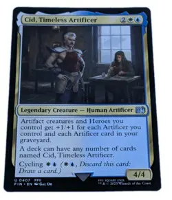 Cid, Timeless Artificer (0407) Final Fantasy Mtg Legendary Creature - Image 1