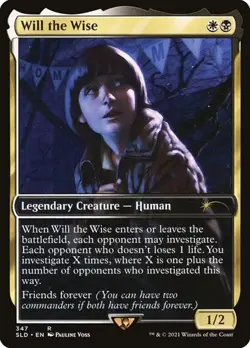 Wernog, Rider's Chaplain "Will the Wise" - Foil Secret Lair NM MTG - Image 1