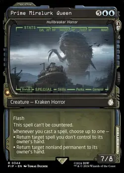 Hullbreaker Horror "Prime Mirelurk Queen" - Foil Showcase PIP NM MTG - Image 1