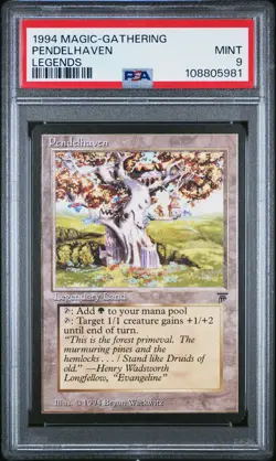 PENDELHAVEN Legends PSA 9 MTG [Nostalgium] - Image 1