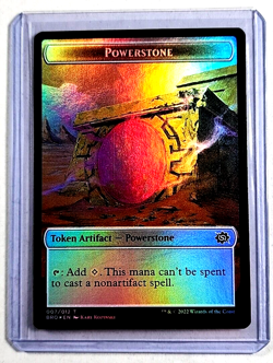 2022 MtG Magic the Gathering BRO Brothers' War Spirit / Powerstone Foil Token - Image 2