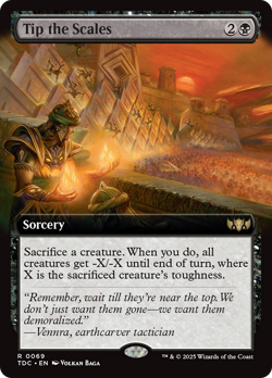 Tip the Scales (Extended Art) [Tarkir: Dragonstorm Commander] - Image 1