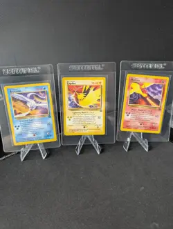 Pokemon TCG Moltres 21, Articuno 22, Zapdos23 Wizards Black Star Promos Mint/NM - Image 1