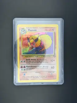 1999 Flareon 3/64 Jungle Holo Rare Pokemon TCG - Vintage Pokemon TCG WoTC - Image 3