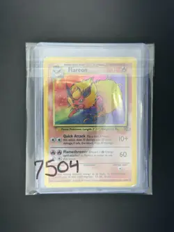 1999 Flareon 3/64 Jungle Holo Rare Pokemon TCG - Vintage Pokemon TCG WoTC - Image 4