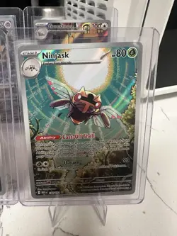 TCG Pokemon Card Lot (4) Mega Evolutions Full Art Steelix Ninjask Shedinja - Image 3