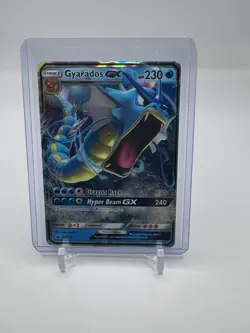 Pokemon Gyarados GX SM212 Hidden Fates Holo Black Star Promo NM - Image 1